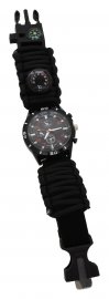 Outdoor horloge met thermometer