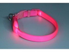 Lichtgevende halsband Dogtrace 18-28cm
