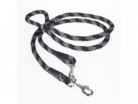 Verstelbare hondenriem Dogtrace 14mm, 240cm grijs