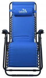 Camping ligstoel Cattara LIVORNO blauw