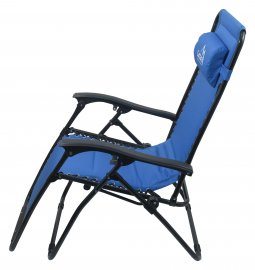 Camping ligstoel Cattara LIVORNO blauw