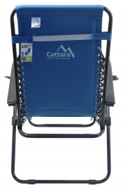 Camping ligstoel Cattara LIVORNO blauw