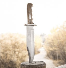 Mes Winchester Double Barrel Bowie met schede