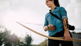 Boog Ragim Fox Longbow Custom 62" 35lb