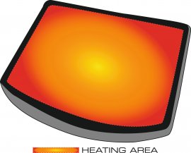 Verwarmd zitkussen Alpenheat Fire-Cushion AJ7