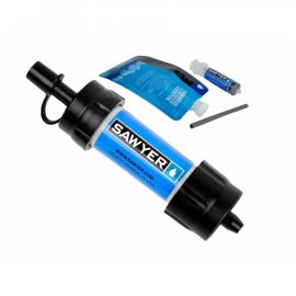 Waterfilter Sawyer Mini SP128 blauw