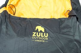 Slaapzak Zulu Ultralight 700 185cm zwart