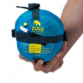 Slaapzak Zulu Ultralight 700 185cm blauw