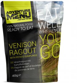Jelenragout met aardappelknoedeltjes Adventure Menu