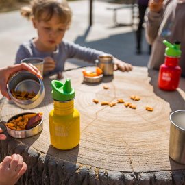 Kinderen drinkfles Klean Kanteen Sport 355ml roestvrij staal