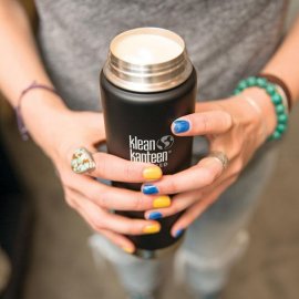 Thermosfles Klean Kanteen Wide Loop 592ml roestvrij staal