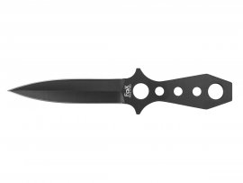 Vrhací mes Fox Outdoor 22,5cm met etui, zwart