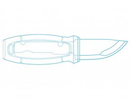 Mes Morakniv Eldris Oranžový