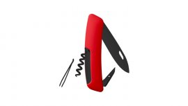 Zwitserse zakmes Swiza D01 Allblack rood