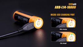 Oplaadbare USB AA batterij Fenix ARB-L14-1600U