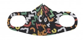 Kleurrijk mondmasker - maat M
