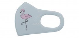 Kinder mondmasker - flamingo