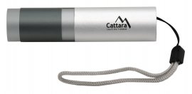 Zaklamp zakformaat LED Cattara 120lm ZOOM oplaadbaar SILVER