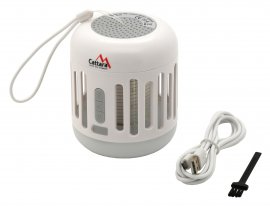 Zaklamp MUSIC CAGE Bluetooth oplaadbaar + UV insectenvanger