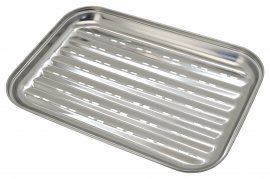Grillbakje rvs 34 x 24cm