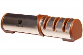 Keukenmessenslijper Taidea Deluxe zilver