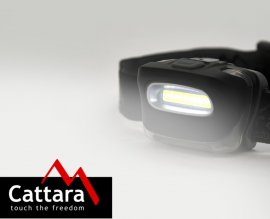 Hoofdlamp Cattara HORNET 130lm COB 3xAAA