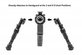 Tweedelige bipod UTG Recon Flex KeyMod