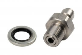 Vuladapter mannelijk / 1/8" BSP