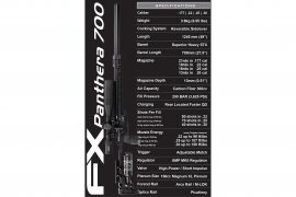 Luchtbuks FX Panthera 700 6,35mm