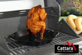 Pannetje met standaard voor kip Cattara