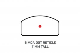 Red dot vizier Bushnell RXU-200 1x21 reflexní černý