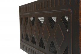 Vuurkorf SQUARE copper patina met deksel