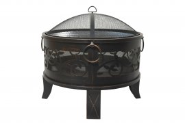 Vuurkorf SANTORIN copper patina met deksel