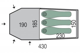 Tent Pinguin Storm 3 Duralu