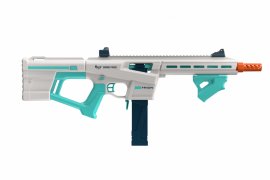 Blastergeweer Game Face Trion voor schuimprojectielen blauw
