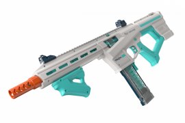 Blastergeweer Game Face Trion voor schuimprojectielen blauw
