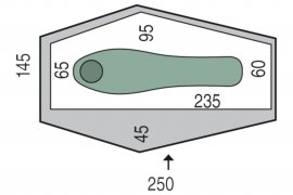 Tent Pinguin Echo 1 DAC Groen