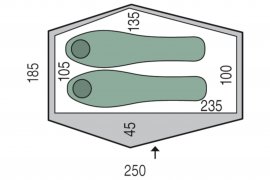 Tent Pinguin Echo 2 DAC Groen