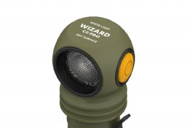 Hoofdlamp Armytek Wizard C2 Pro koud licht Olijf