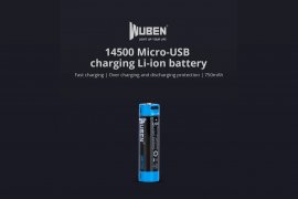 Batterij Wuben 14500B Li-Ion 750mAh
