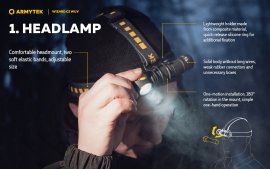 Hoofdlamp Armytek Wizard C2 WUV