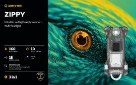 Sleutelhanger Armytek Zippy Green
