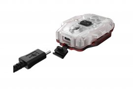 Multifunctionele zaklamp Armytek Crystal Pro - rood
