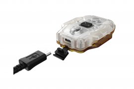 Multifunctionele zaklamp Armytek Crystal Pro - geel