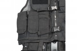 Tactisch vest Mil-Tec CROSSDRAW USMC zwart