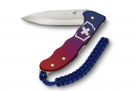 Mes Victorinox Evoke Alox blauw-rood