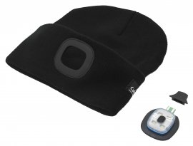Pet BLACK met LED zaklamp USB