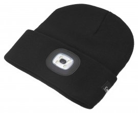Pet BLACK met LED zaklamp USB