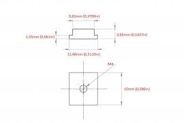 Reductie-adapter TACTICAL EVO UIT/WEAVER