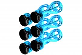 Zuignap pijlen Barnett Phantum Blauw